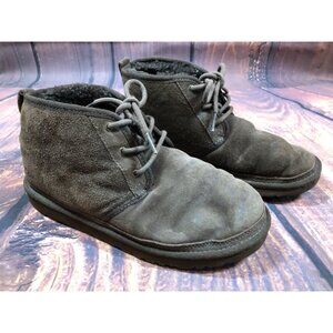 UGG Neumel #1001518 Brown Suede Boots Big Kids Boys 6 / 36 (k8q)